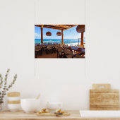 Poster Restaurant en bord de mer à Riviera Maya (Cuisine)