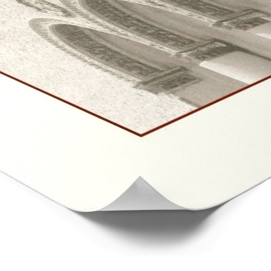 Poster Restaurant Facade (Hoek)