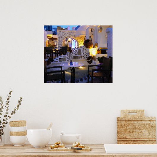 Poster Restaurant Grèce (Cuisine)