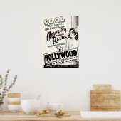 Poster Restaurant hollywoodien Cabaret des années 1930 (Cuisine)
