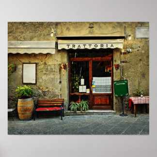 Poster restaurant italien