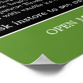 Poster Restaurant japonais, menu sushi (Coin)