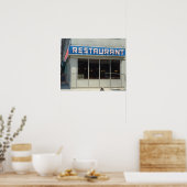 Poster Restaurant New York City Diner - UWS Manhattan (Cuisine)