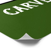 Poster Restaurant ou Panneau Carvery. (Coin)