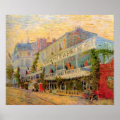 Poster Restaurant Sirene, Asnières par Vincent van Gogh (Devant)