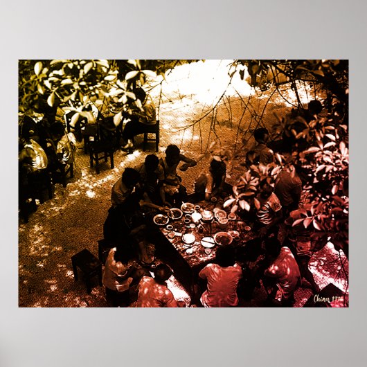 Poster Restaurant Vintage Chine Canton (Devant)