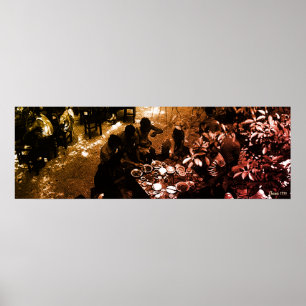 Poster Restaurant Vintage Chine Canton