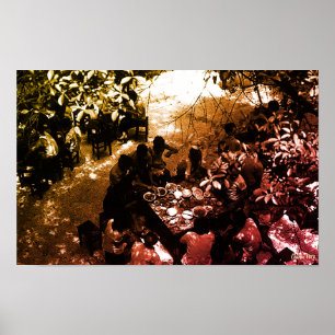 Poster Restaurant Vintage Chine Canton