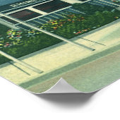 Poster Restaurant vintage, Retro Rhinebeck Roadside Diner (Coin)