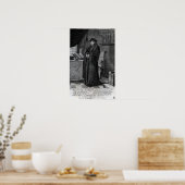 Poster Restaurateur de la langue latine" (Cuisine)