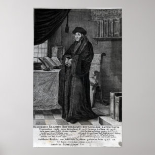 Poster Restaurateur du language latin