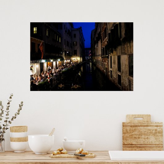 Poster Restauration à Venise (Cuisine)