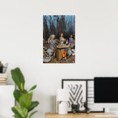 Poster Restauration en gros. (Bureau à domicile)