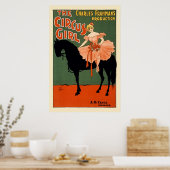 Poster Restauré Le Circus Girl vintage (Cuisine)