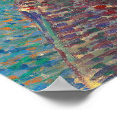 Poster Restauré Vibrant Vincent Van Gogh Autoportrait (Coin)