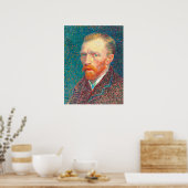 Poster Restauré Vibrant Vincent Van Gogh Autoportrait (Cuisine)