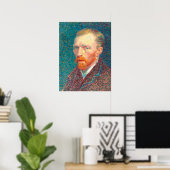 Poster Restauré Vibrant Vincent Van Gogh Autoportrait (Bureau à domicile)