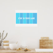 Poster Reste dans ta voie (Cuisine)