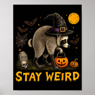 Poster Reste Drôle Jimothy Seattle Raton Halloween