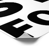 Poster Reste Faim. Reste Foolish. (Coin)