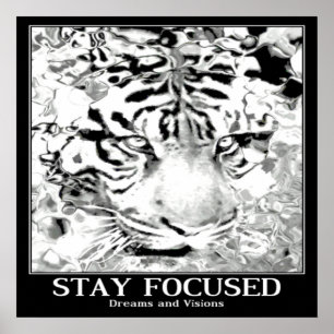Poster Rester concentré_