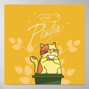Poster Rester positif