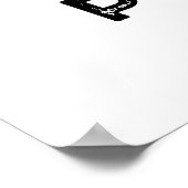 Poster Rester Positif Funny Battery Pun (Coin)