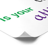 Poster Rester une proposition motivationnelle positive (Coin)