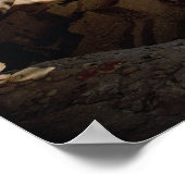 Poster Restes des demeures de falaises indiennes de Puebl (Coin)