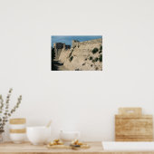 Poster Restes des murs de la forteresse, construit c.37-3 (Cuisine)