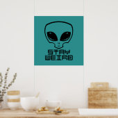 Poster Restez à la tête d'Alien bizarre (Cuisine)
