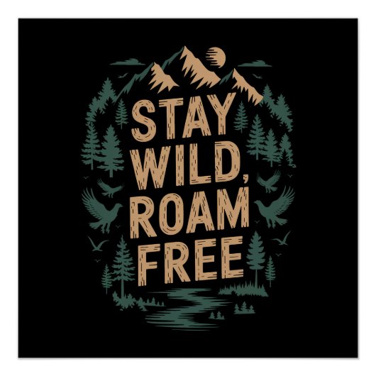 Poster Restez à l'abri, Roam Free (Devant)