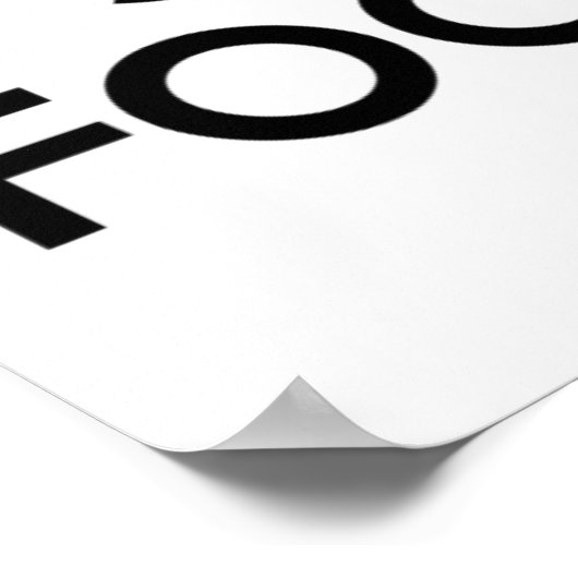 Poster Restez au calme en vous concentrant (Coin)