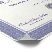 Poster Restez Au Diplôme À La Maison (Coin)