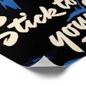 Poster Restez au travail ! Les guerriers américains sur l (Coin)