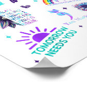 Poster Restez Bien Si La Seule Chose Que Vous Faites Aujo (Coin)