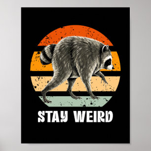 Poster Restez Bizarre Rétro Vintage Drôle Jimothy Raton L