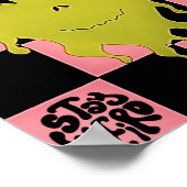 Poster Restez bizarre Trippy Alien Wall Art (Coin)