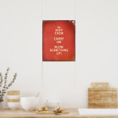 Poster Restez calme (Cuisine)