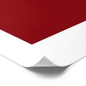 Poster Restez Calme Continuer sur l'affiche (Coin)