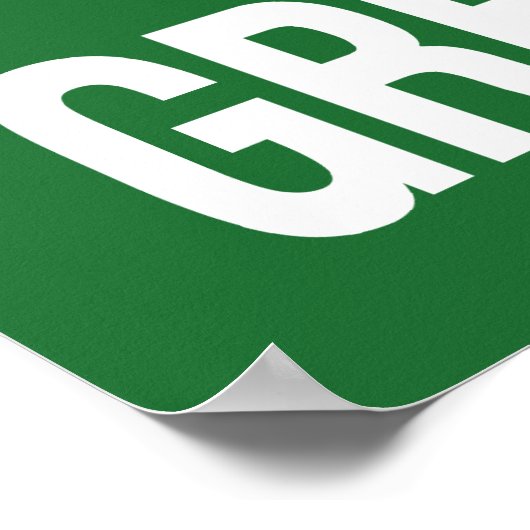 Poster Restez calme et adoptez un Greyhound (Coin)