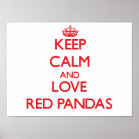 Restez calme et aimez Red Pandas