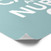 Poster Restez calme et allaitez (Coin)