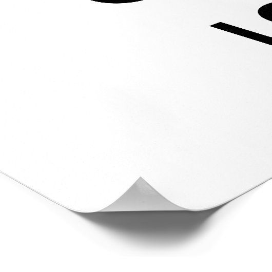 Poster Restez calme et amour Math Pi (Coin)