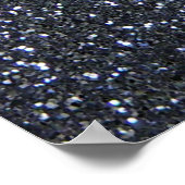 Poster Restez Calme et Ayez Votre Texte à Minuit (Coin)