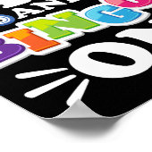 Poster Restez Calme Et Bingo ! Amusant Jeu Lucky (Coin)