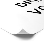 Poster Restez calme et buvez de la Vodka (Coin)