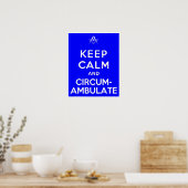 Poster Restez calme et Circumambuler (Cuisine)