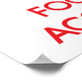 Poster Restez calme et concentrez-vous sur la COMPTABILIT (Coin)