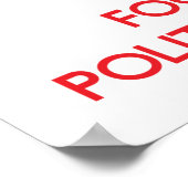 Poster Restez calme et concentrez-vous sur la science pol (Coin)